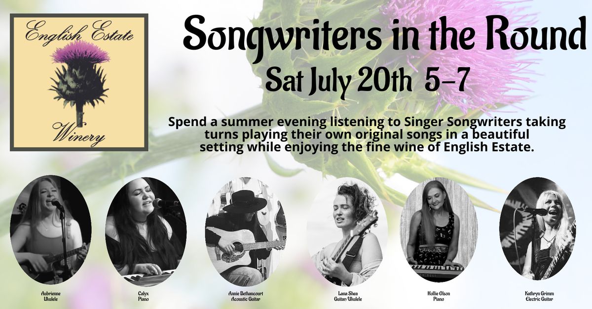 Songwriters in the Round hosted by me!