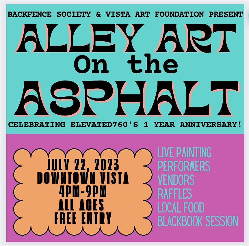 Alley Art on the Asphalt - 2024