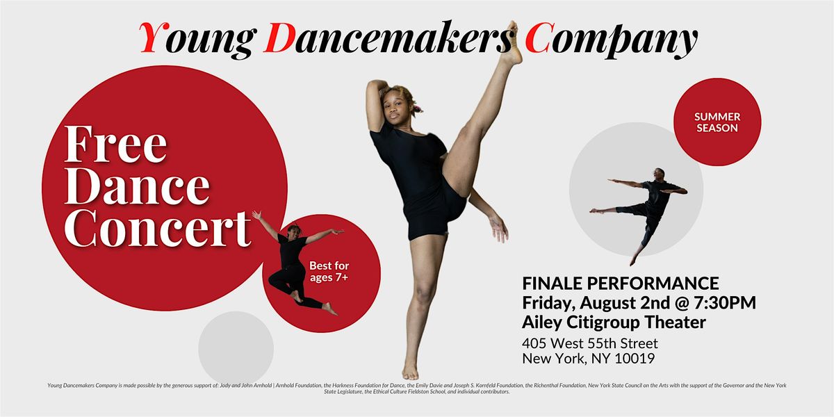 Young Dancemakers Company Finale Performance at the Ailey Citigroup Theater