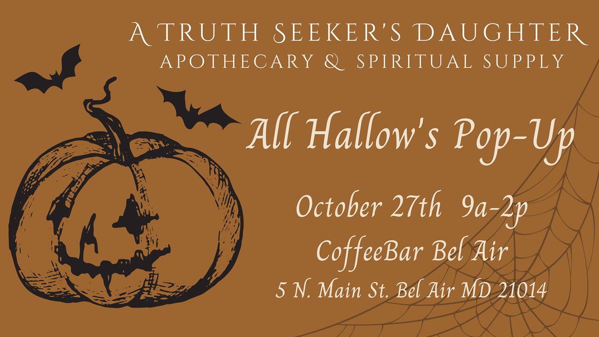 All Hallow's Pop-up @ CoffeeBar Bel Air