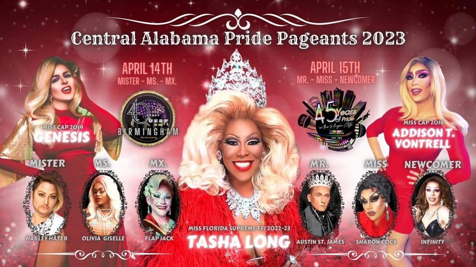 2023 Central Alabama Pride Mister, Ms., Mx Pageant