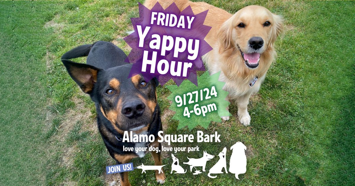 ASB September Yappy Hour, Friday 9\/27, 4-6pm