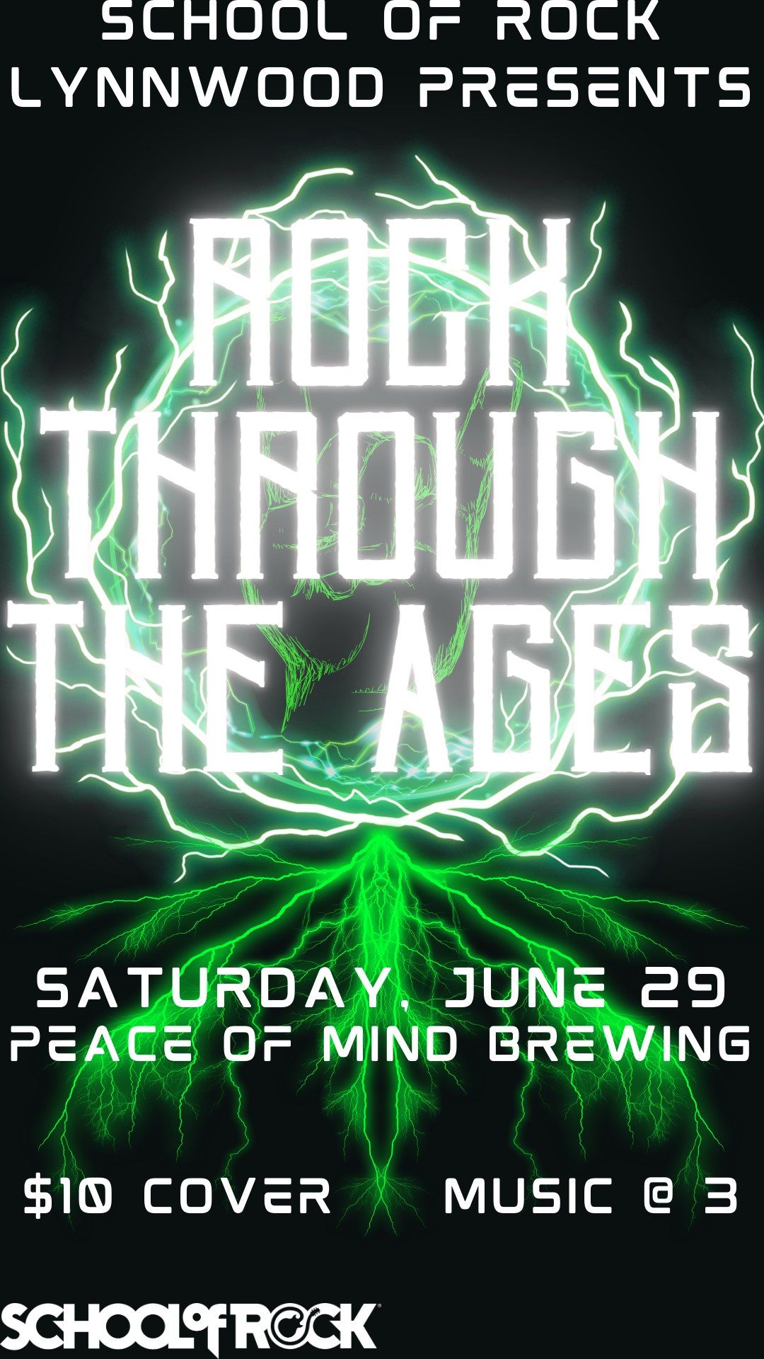 School of Rock Lynnwood Adult Program presents: Rock Through the Ages