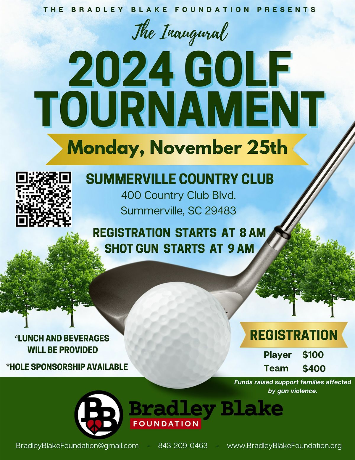 2024 Bradley Blake Foundation Golf Tournament