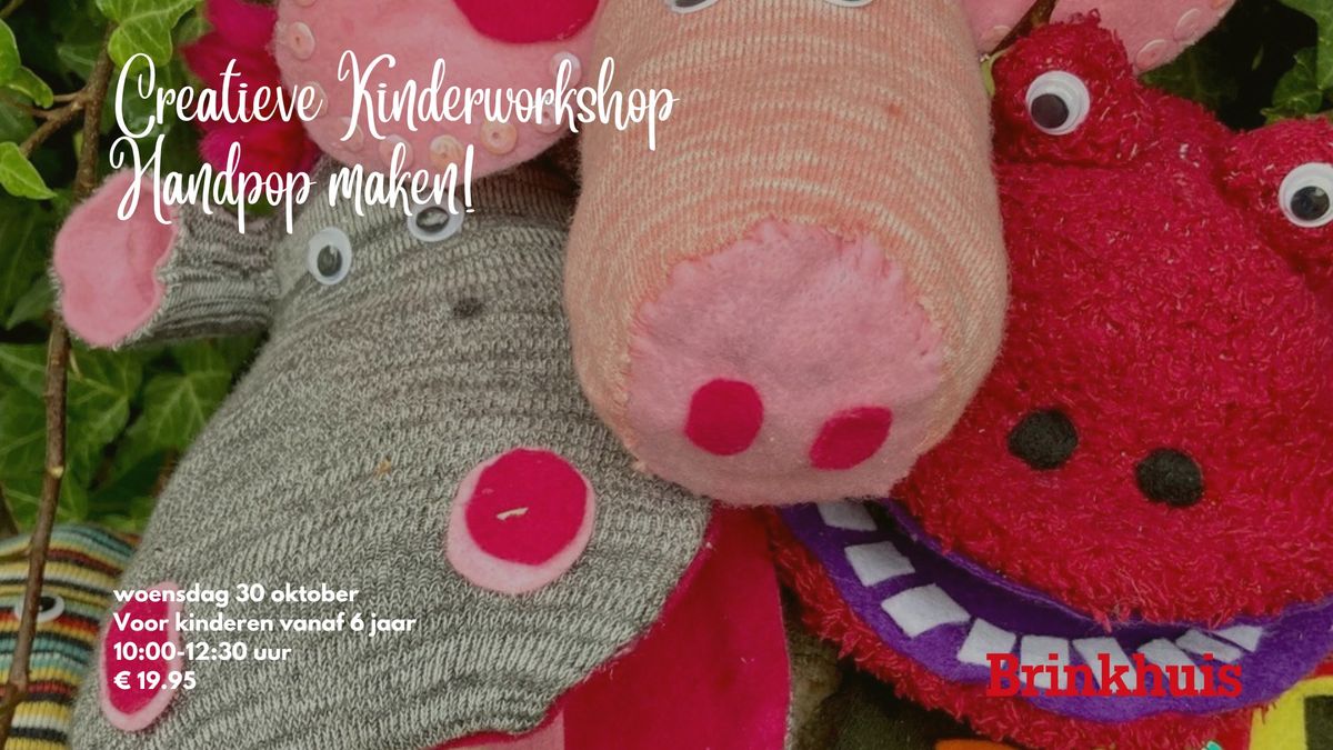 Kinderworkshop Handpop maken