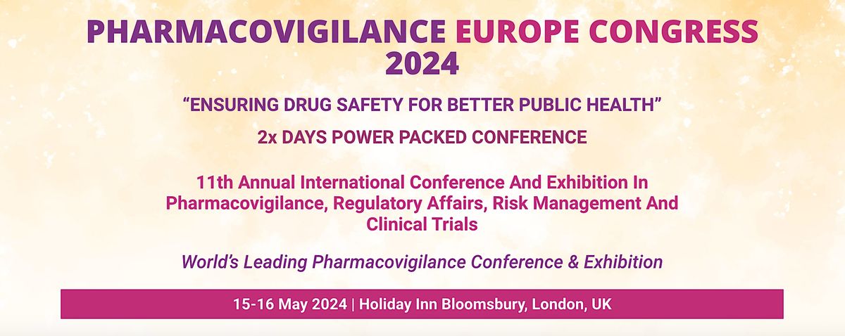 Pharmacovigilance Europe 2024