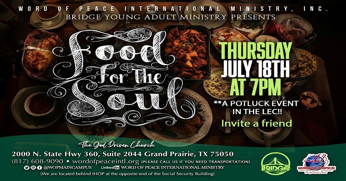 Young Adults Fellowship - Food for the Soul