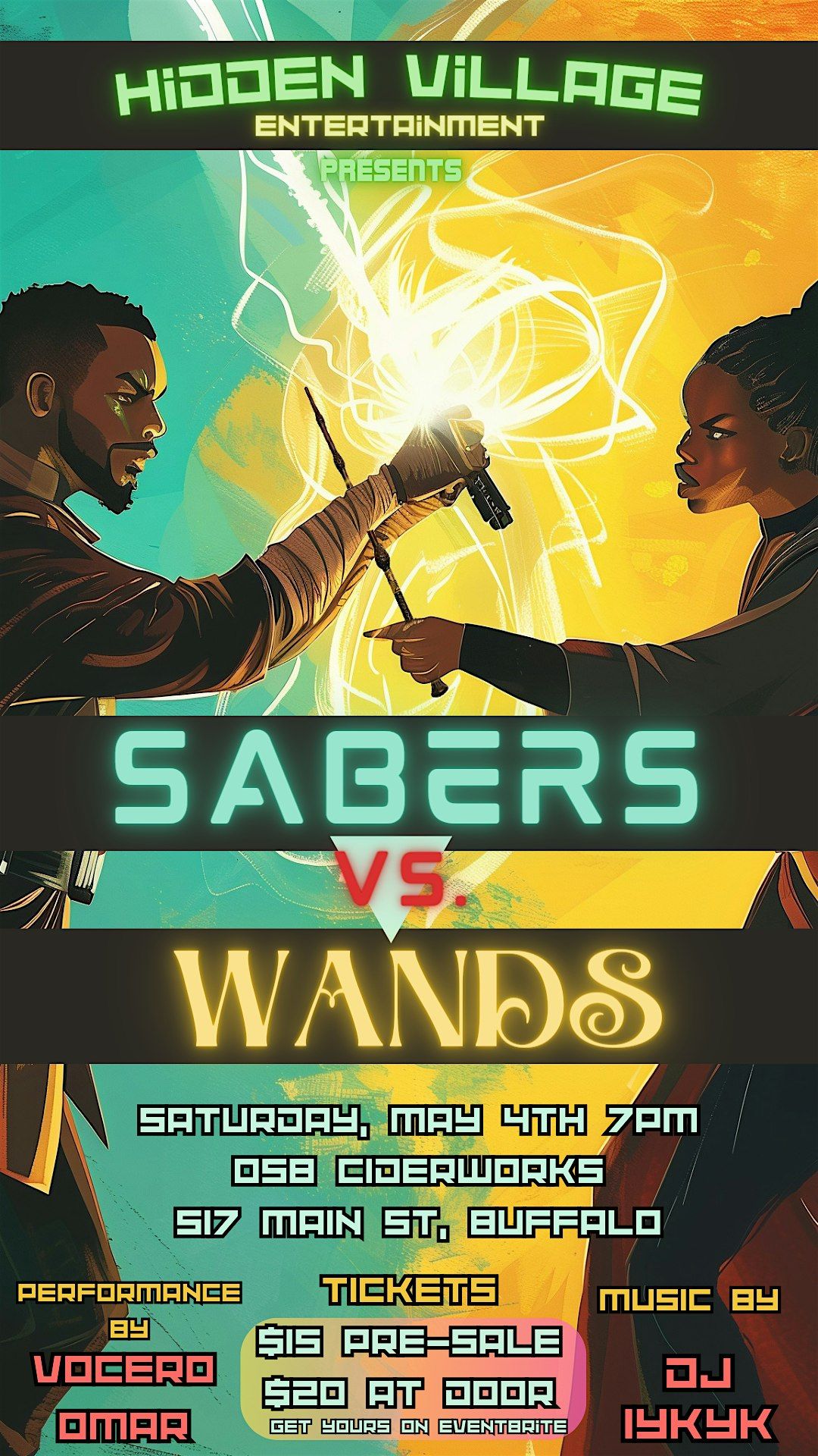 Sabers vs Wands | A May the 4th Blerd Party!