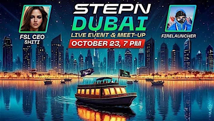 STEPN Dubai Event with Shiti at Blockchain Life