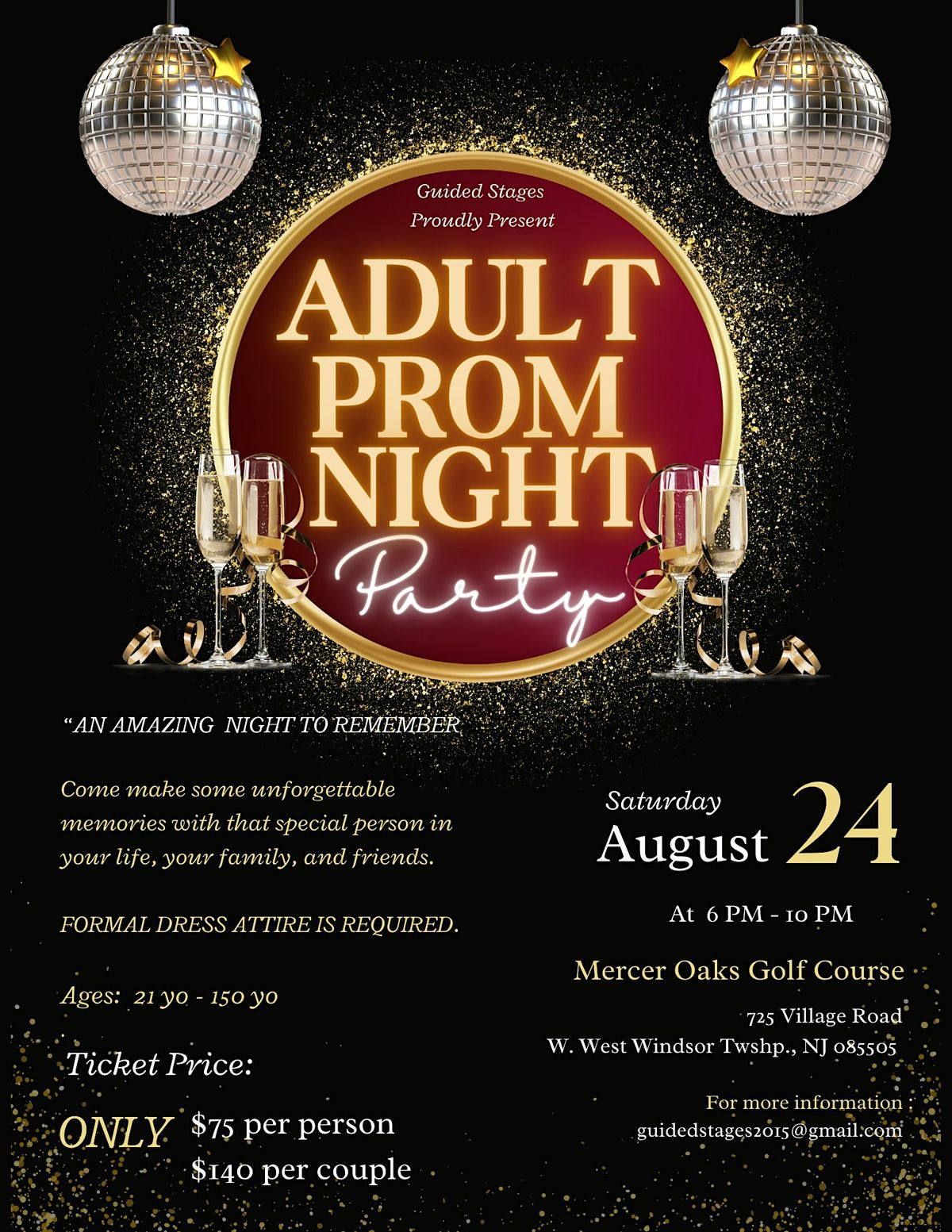 Guided Stages Adult Prom Night