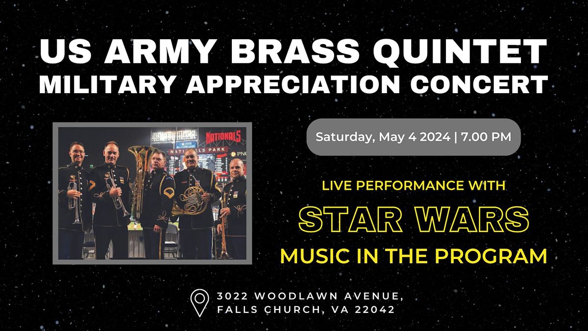 U.S. Army Brass Quintet Military Appreciation Concert