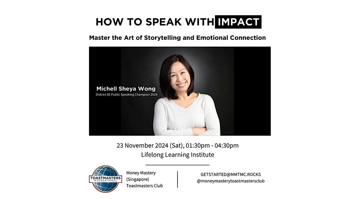 Speak with Impact: Master the Art of Storytelling and Emotional Connection