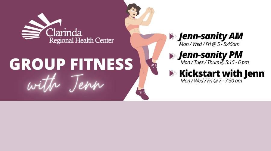 "JENN-Sanity" Group Fitness Classes in 2025