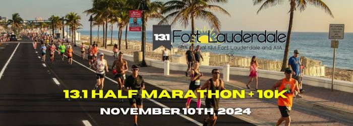 13.1 Fort Lauderdale Half Marathon & A1A 10K