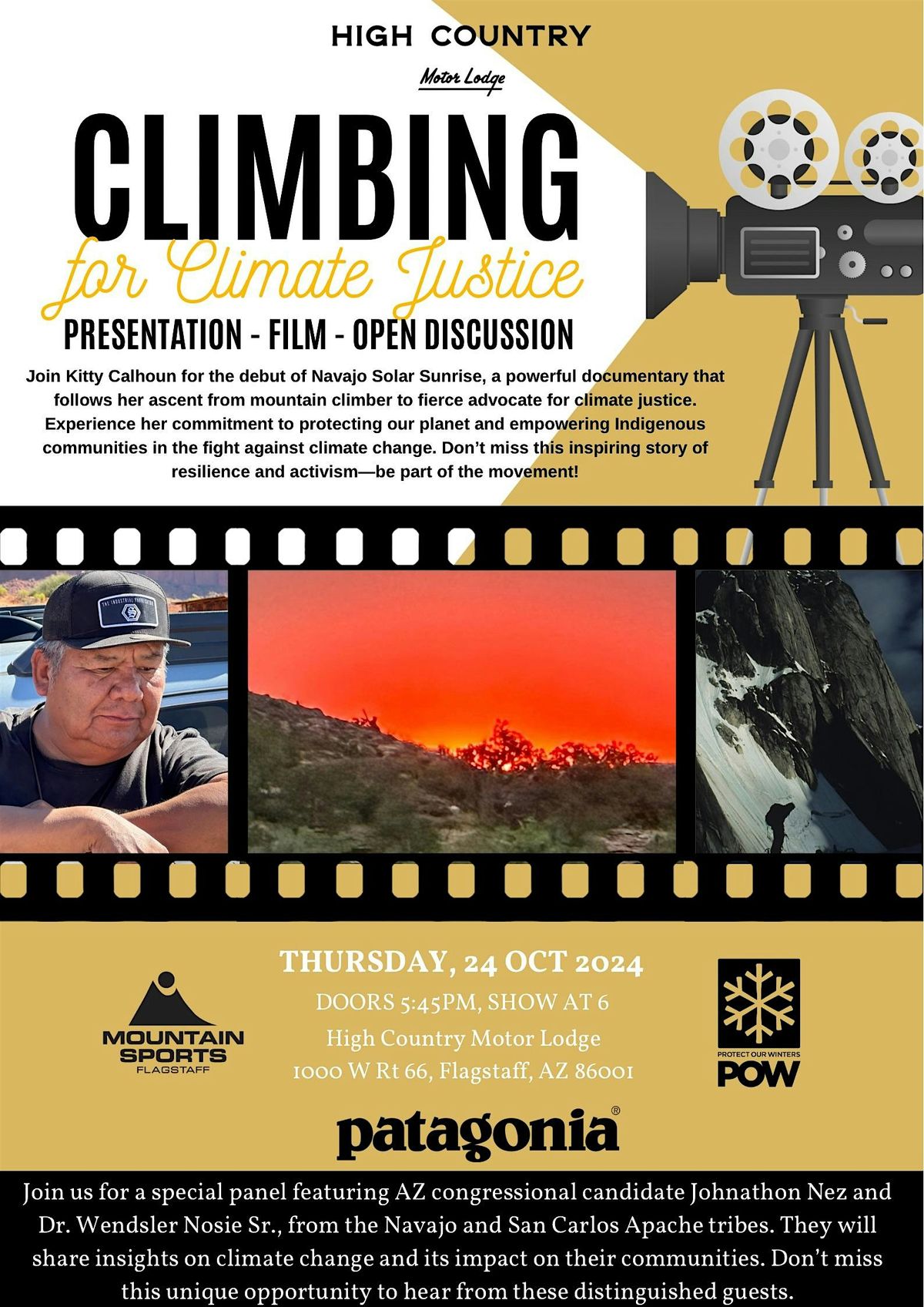 Climbing for Climate Justice - An Evening of Film and Climate Conversation