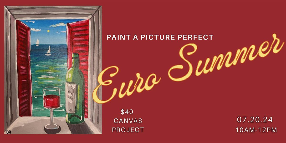 Euro Summer Paint Class at Camden Cellars