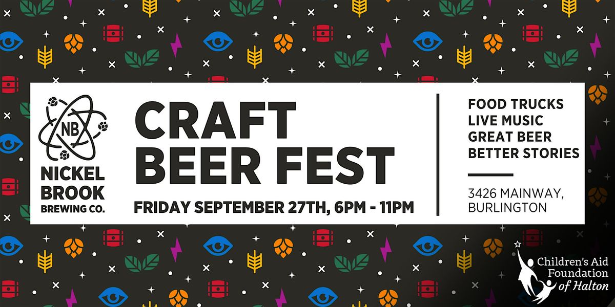 Nickel Brook's 20th Anniversary Craft Beer Fest for CAFH