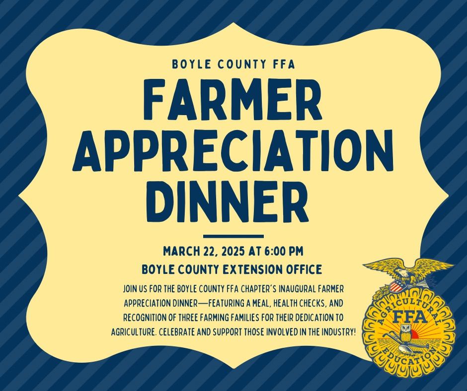 Farmer Appreciation Dinner