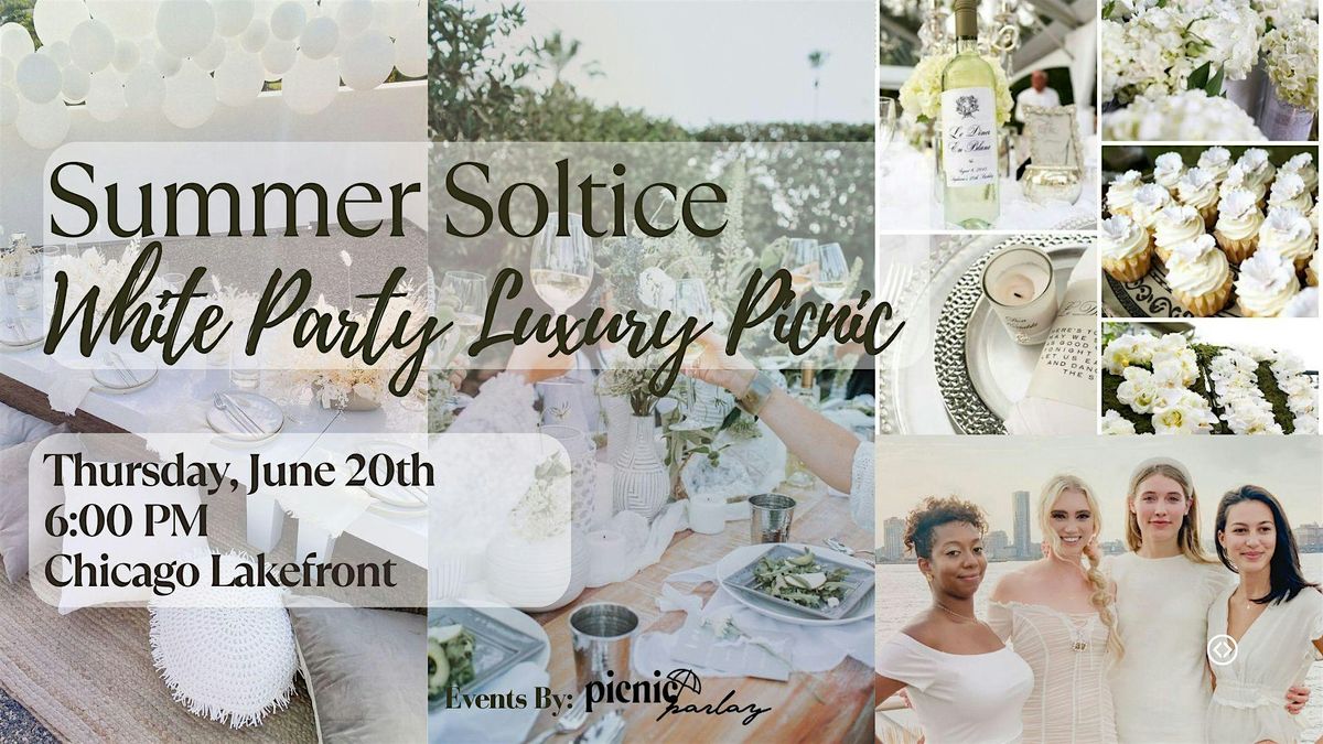 Parlay Soir\u00e9e - Summer Soltice White - Out Luxury Picnic Party