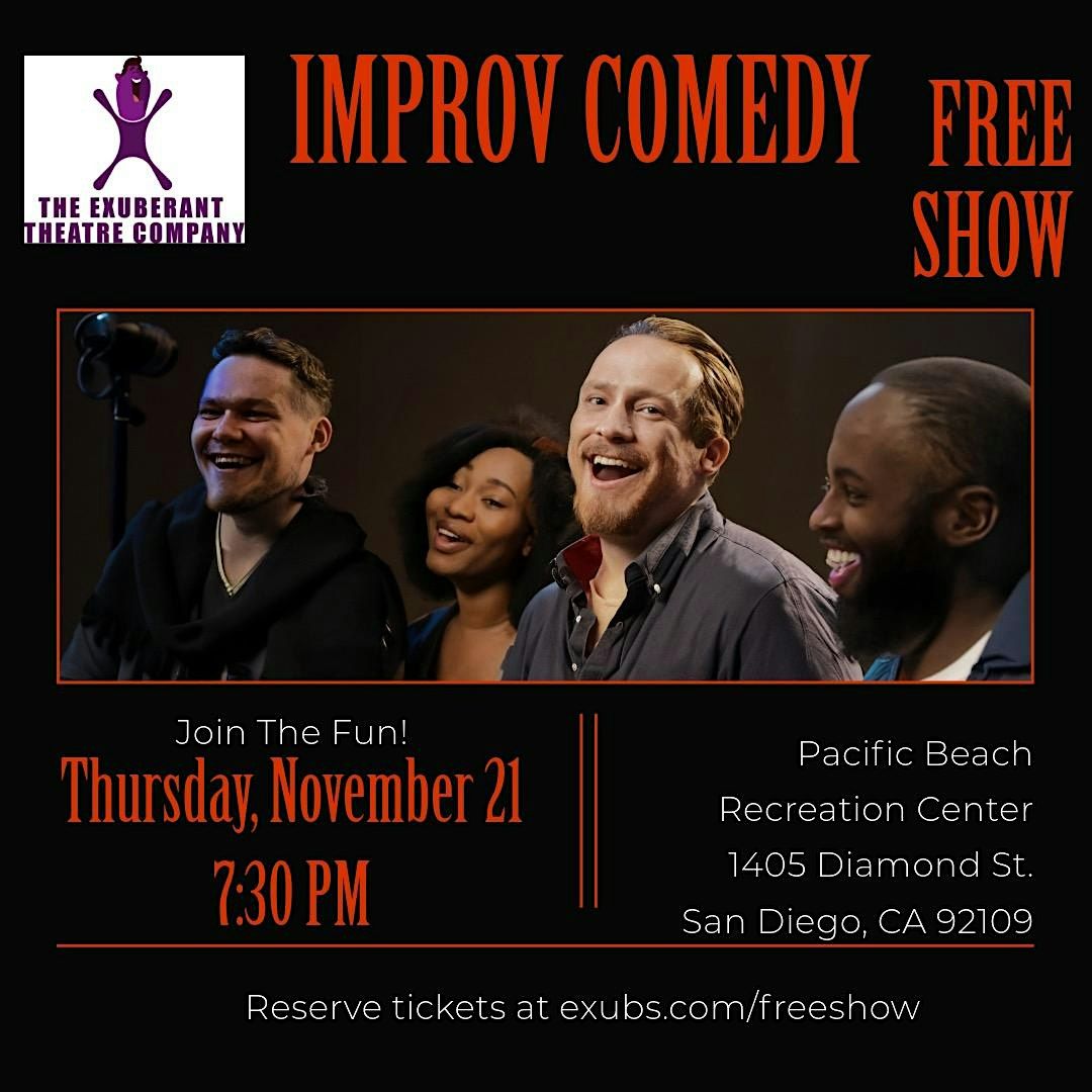 Free Improv Comedy Show in San Diego