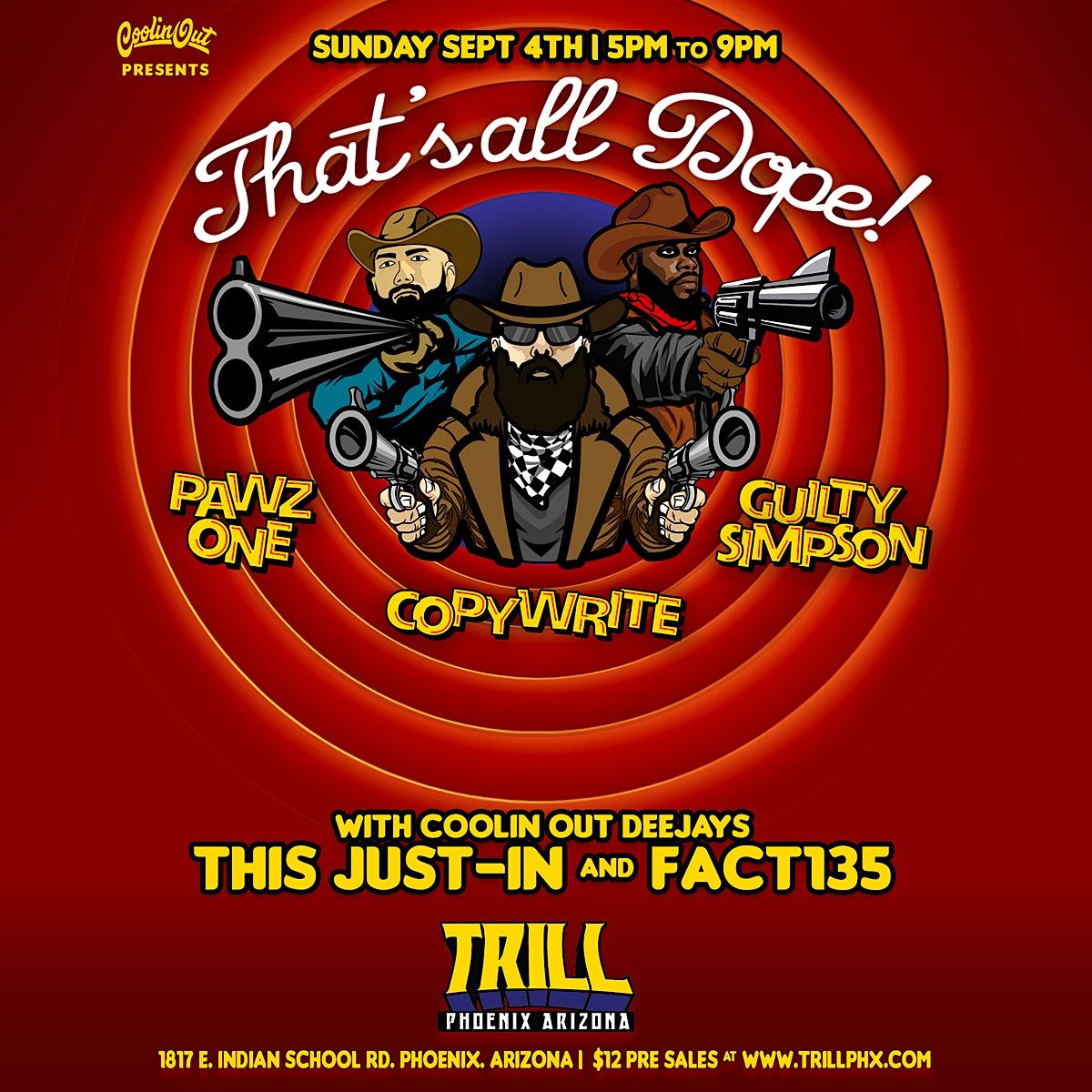 That's All Dope Tour with Guilty Simpson Pawz One and Copywrite