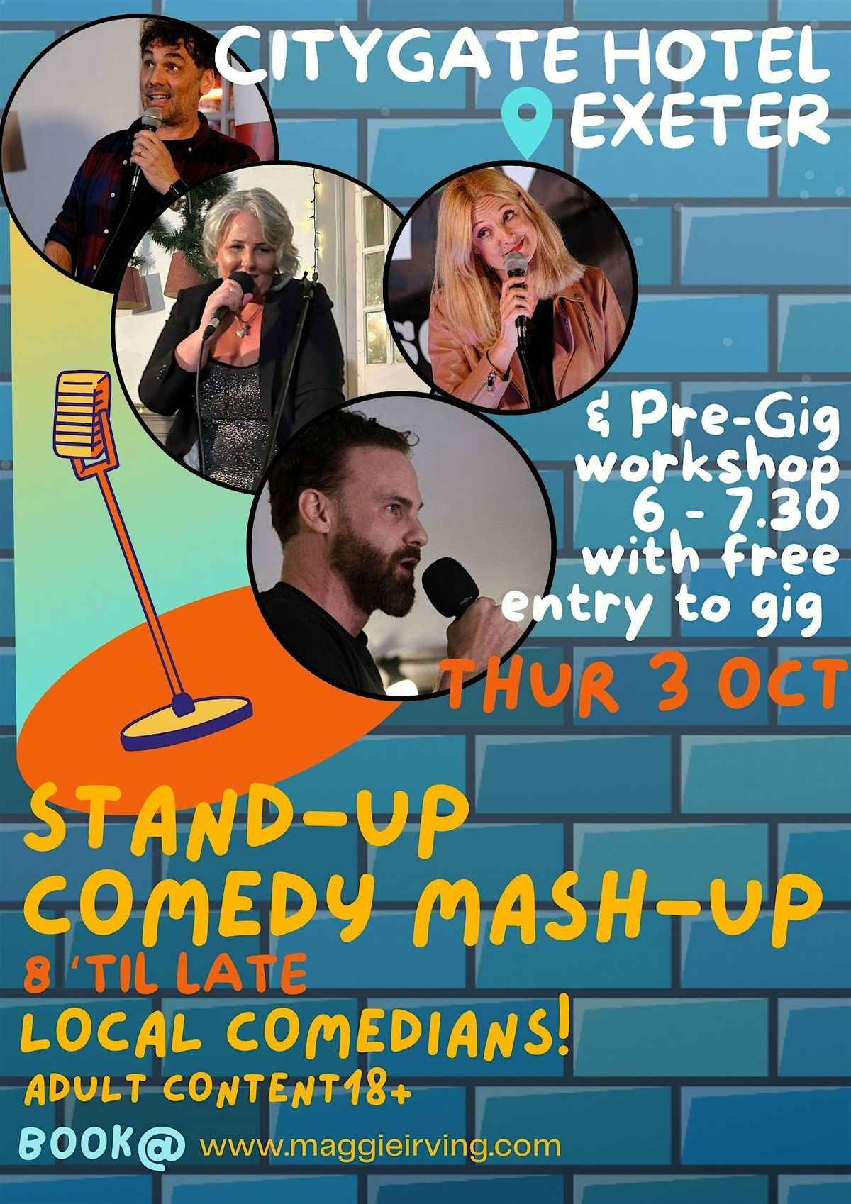 Exeter Stand-Up Comedy Mash-Up @citygatehotel