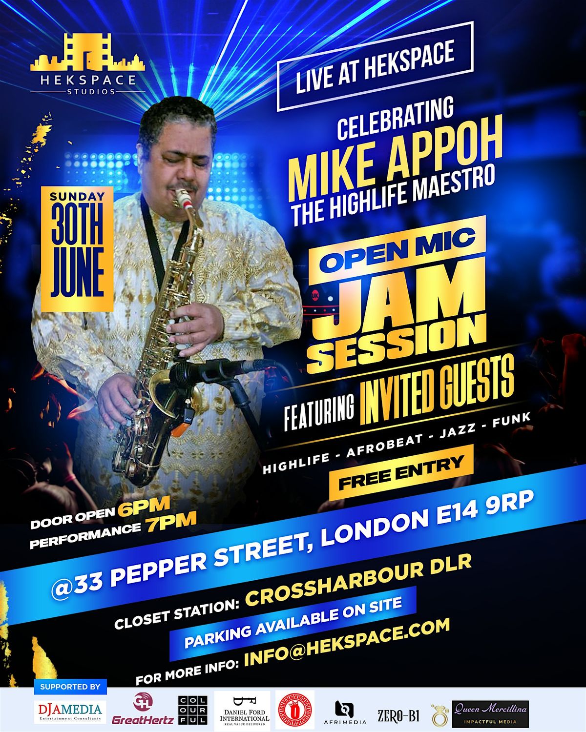 Mike Appoh Tribute - Live @ Hekspace Music Jam