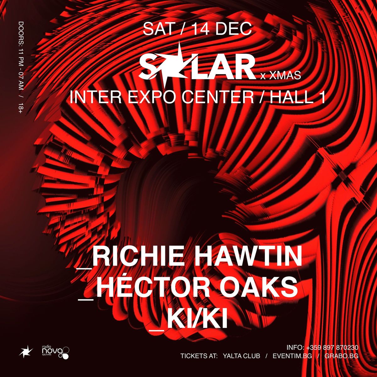 RICHIE HAWTIN x H\u00c9CTOR OAKS x KI\/KI x SOLAR x XMAS