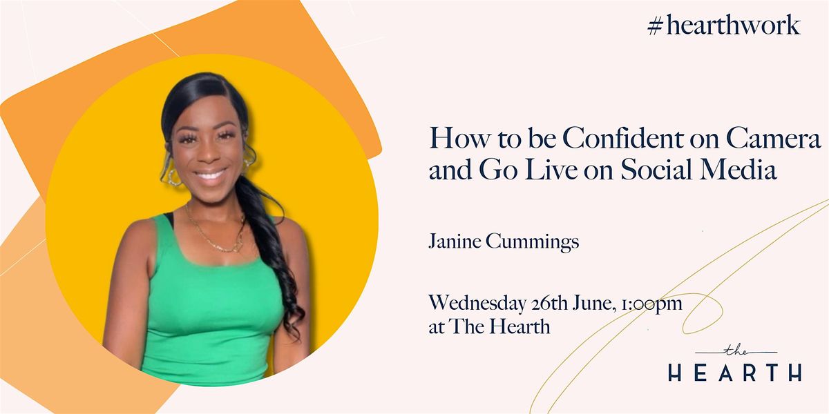 Lunch & Learn: How to be Confident on Camera and Go Live on Social Media