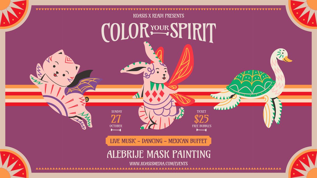 Color Your Spirit: Alebrije Mask Painting