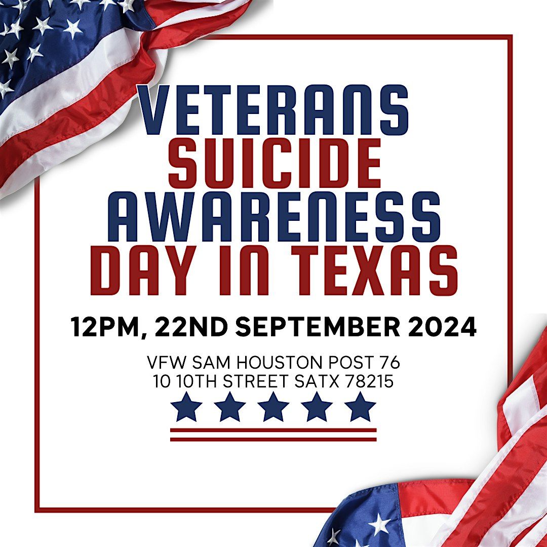 Veterans Suicide Awareness Day in Texas