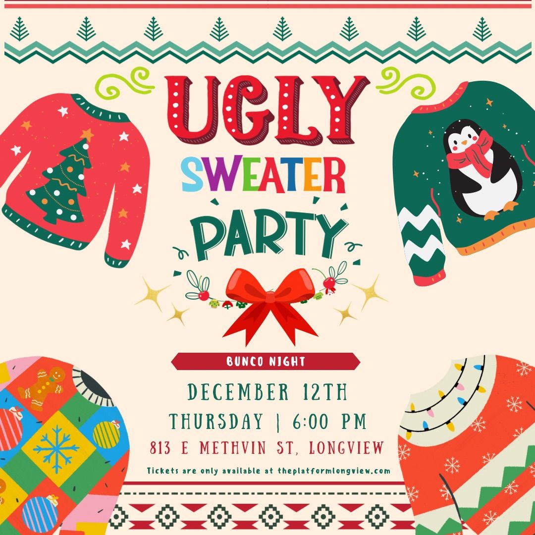 Ugly Sweater Bunco Party