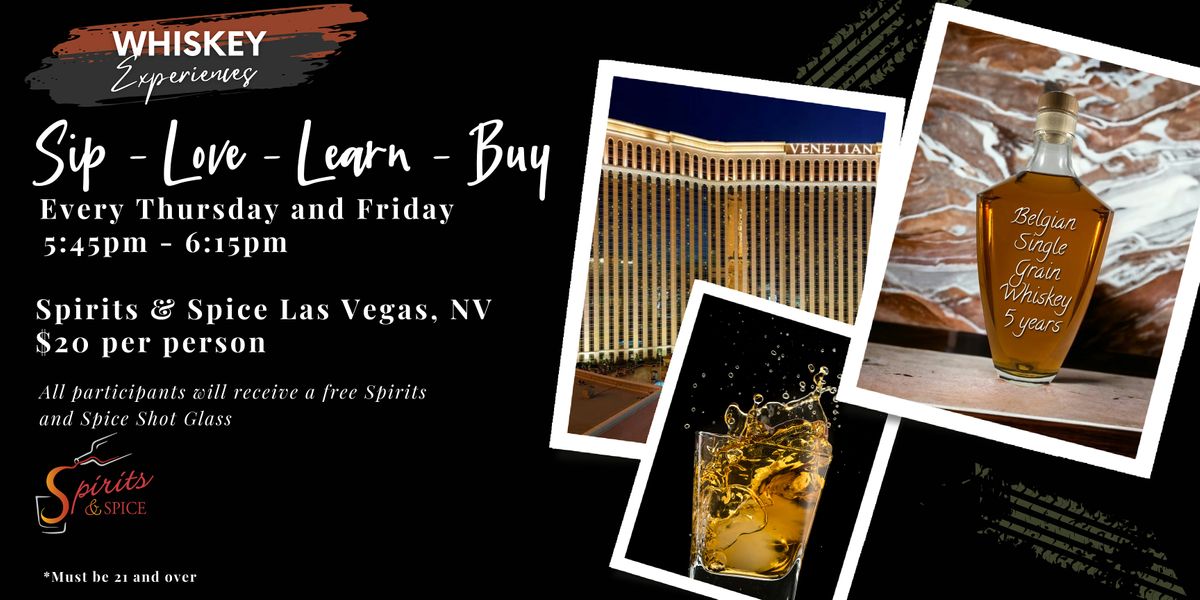 Spirits & Spice Las Vegas Whiskey Experience