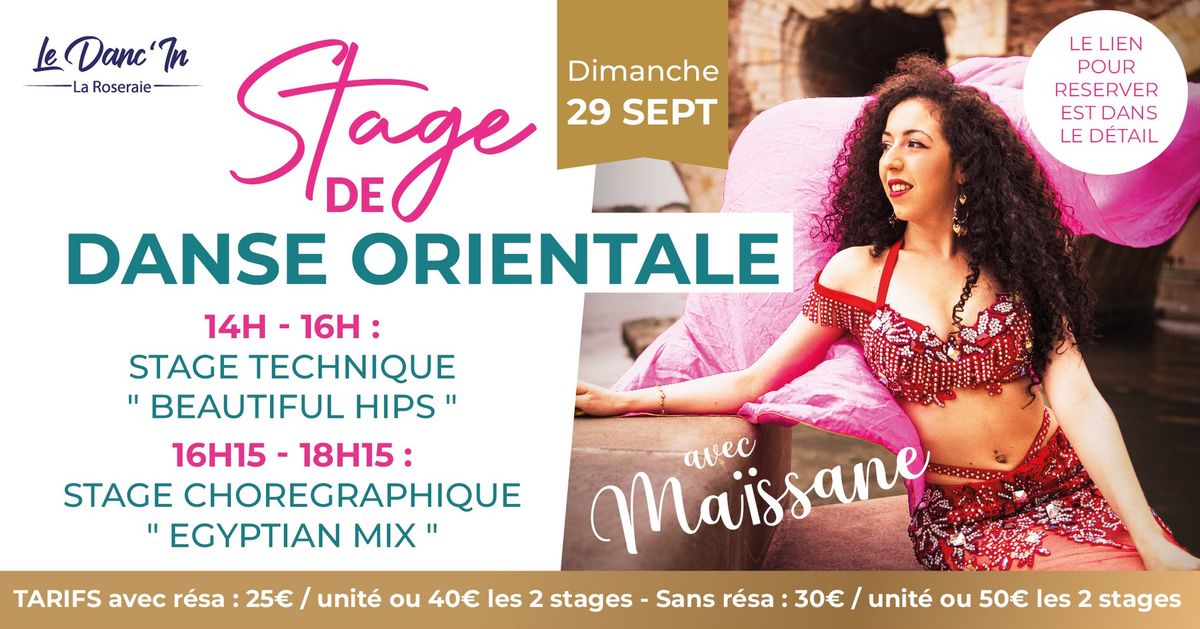 Stage de danse Orientale avec Ma\u00efssane