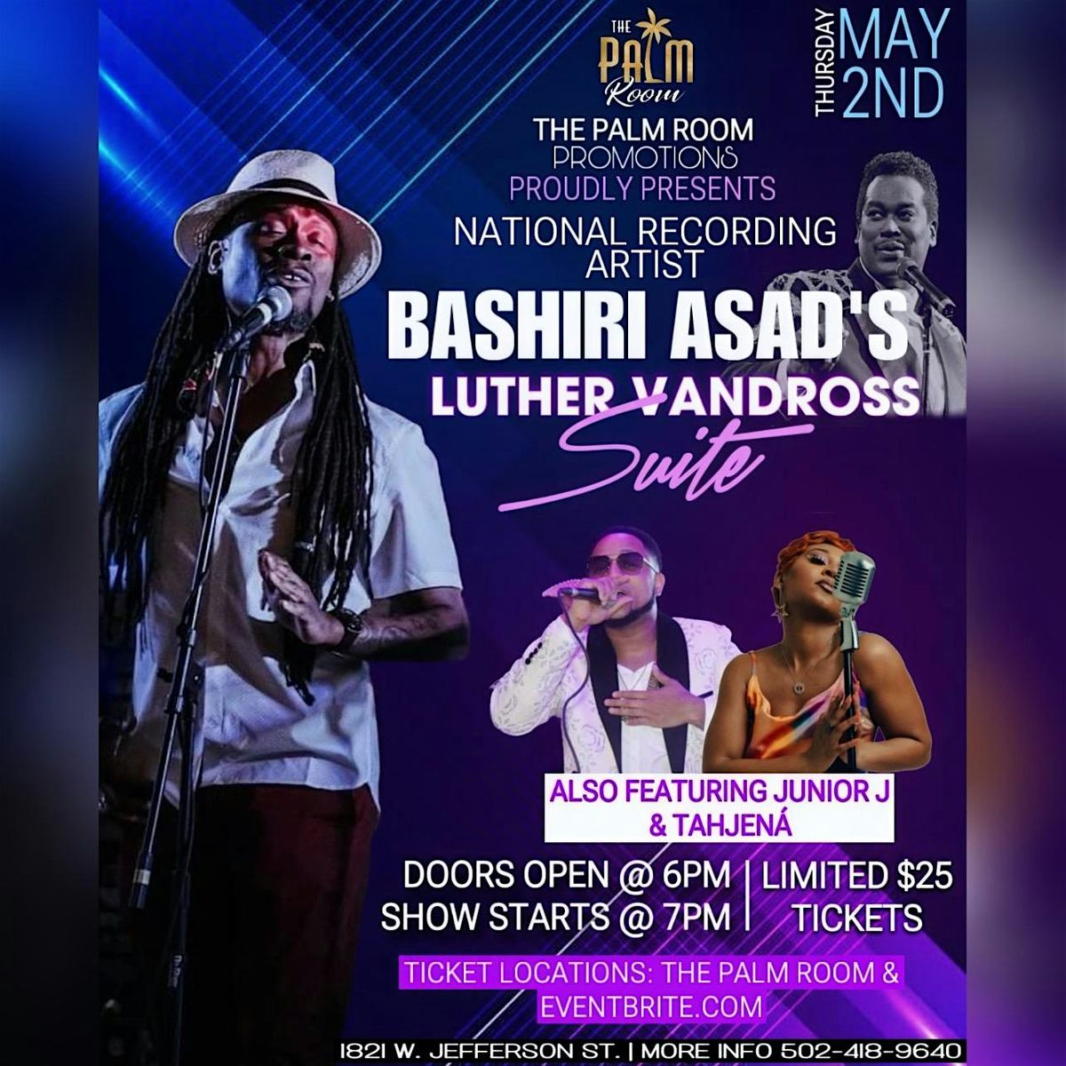 THURBY CONCERT W\/ BASHIRI ASAD'S LUTHER VANDROSS SUITE