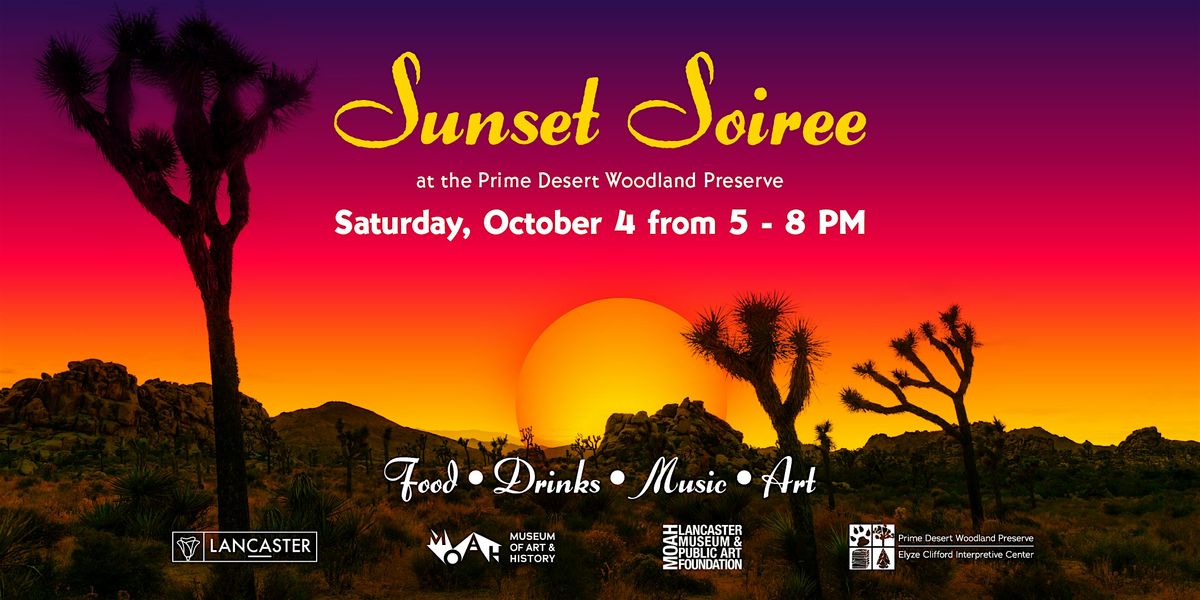 2025 Sunset Soiree at the Prime Desert Woodland Preserve