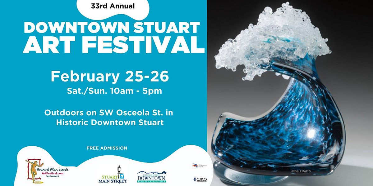 33rd Annual Downtown Stuart Art Festival, 26 SW Osceola St, Stuart, 26