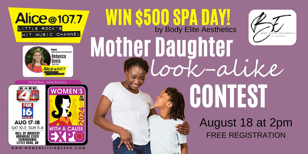 Alice 107.7 Mother Daughter Look-Alike Contest at the Women's Expo