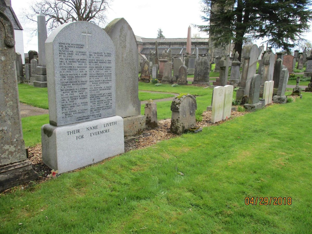 CWGC Tours 2024 - Stirling (Mars Wark) Cemetery