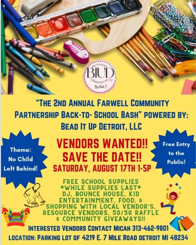 2nd Annual Farwell Community Back-to-school Bash 