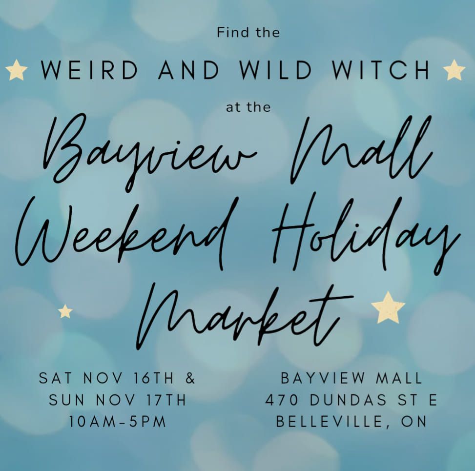 Weird & Wild Witch at the Weekend Holiday Market