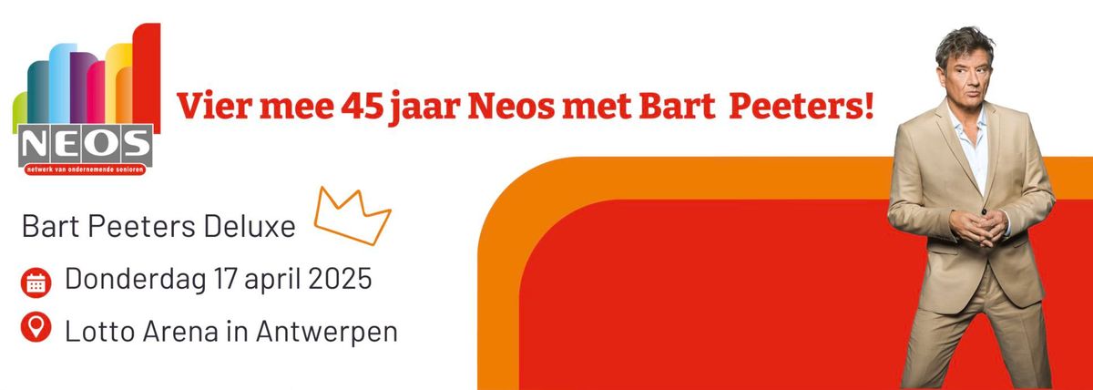 Bart Peeters en Neos vieren samen hun verjaardag!