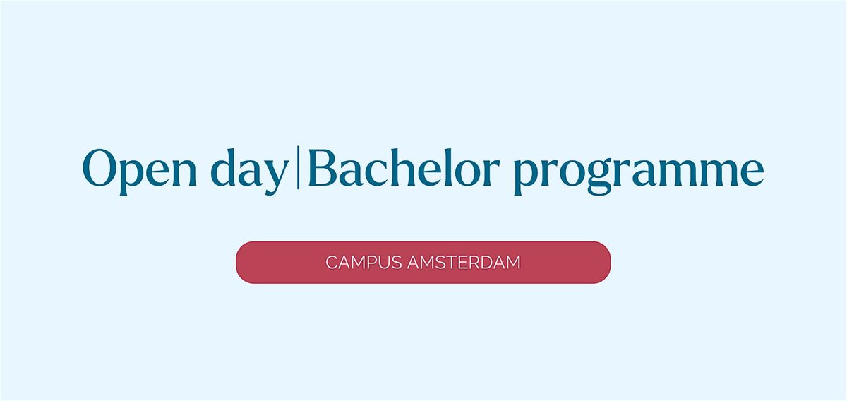 Bachelor | Open day - Hotelschool The Hague