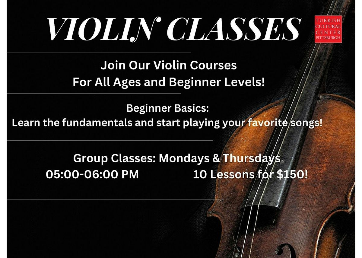 Violin Class for Beginners