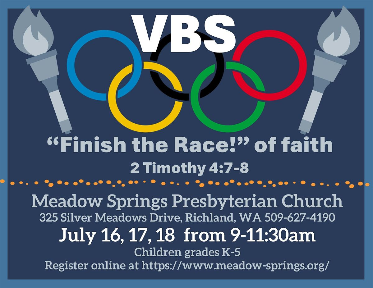 VBS "Finish the Race" of faith