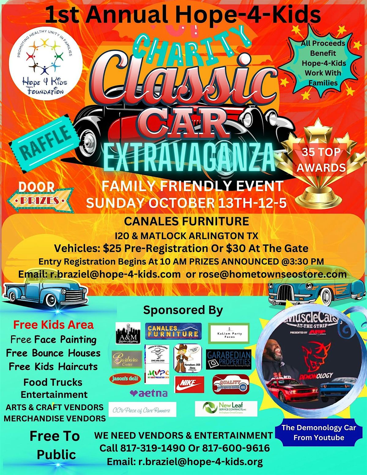 Charity Classic Car Extravaganza