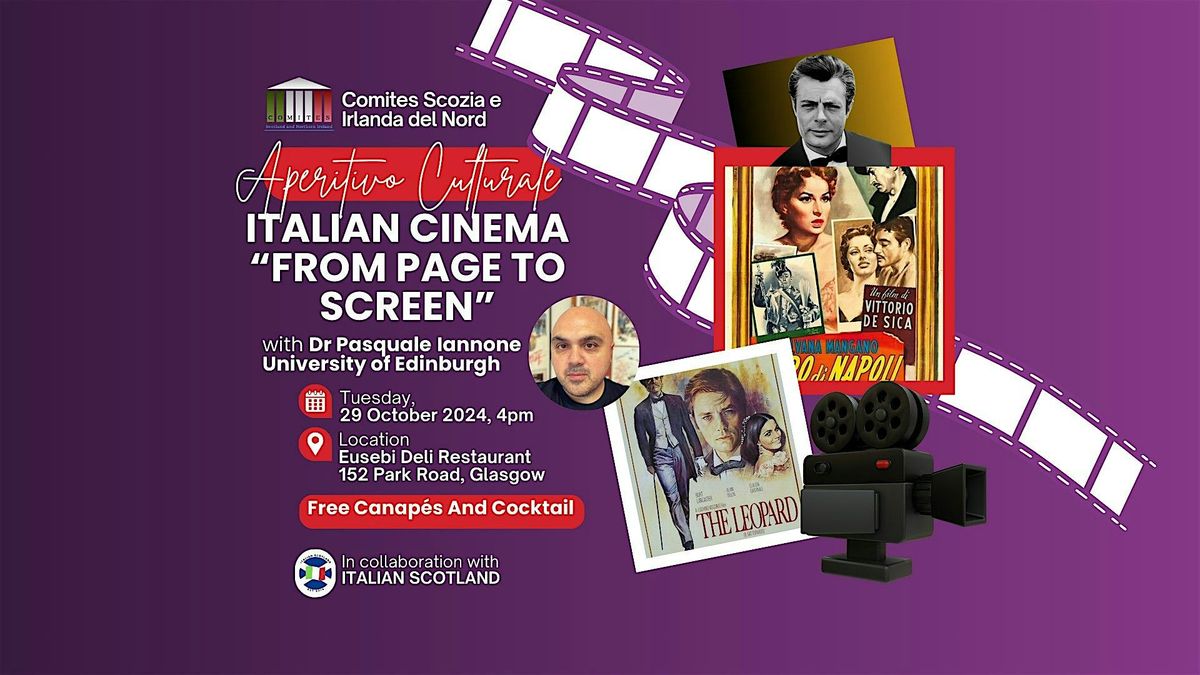 ITALIAN CINEMA "FROM PAGE TO SCREEN"