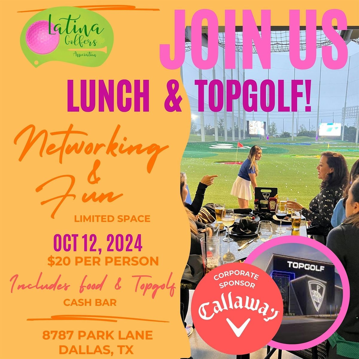 LatinaGolfers Dallas TopGolf Lunch & Networking