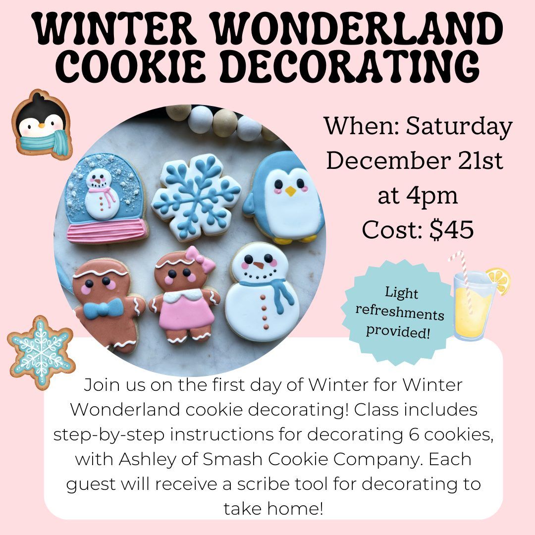 Winter Wonderland Cookie Decorating