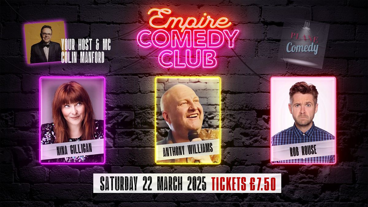 Empire Comedy Club - \u00a36 Early Bird Tickets